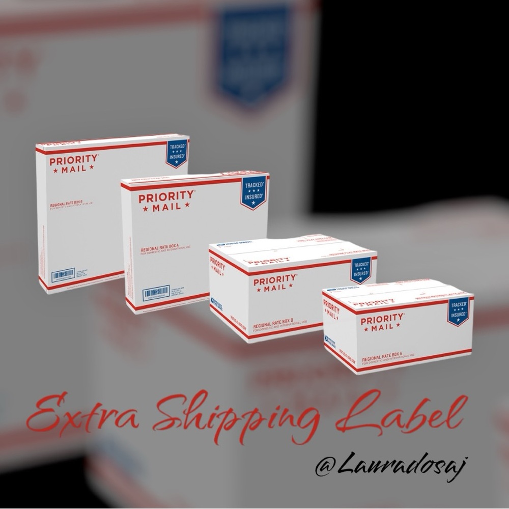 📦EXTRA SHIPPING LABEL PURCHASE📦